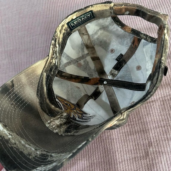 Towson University stick & leaf style camo hat - Picture 7 of 7